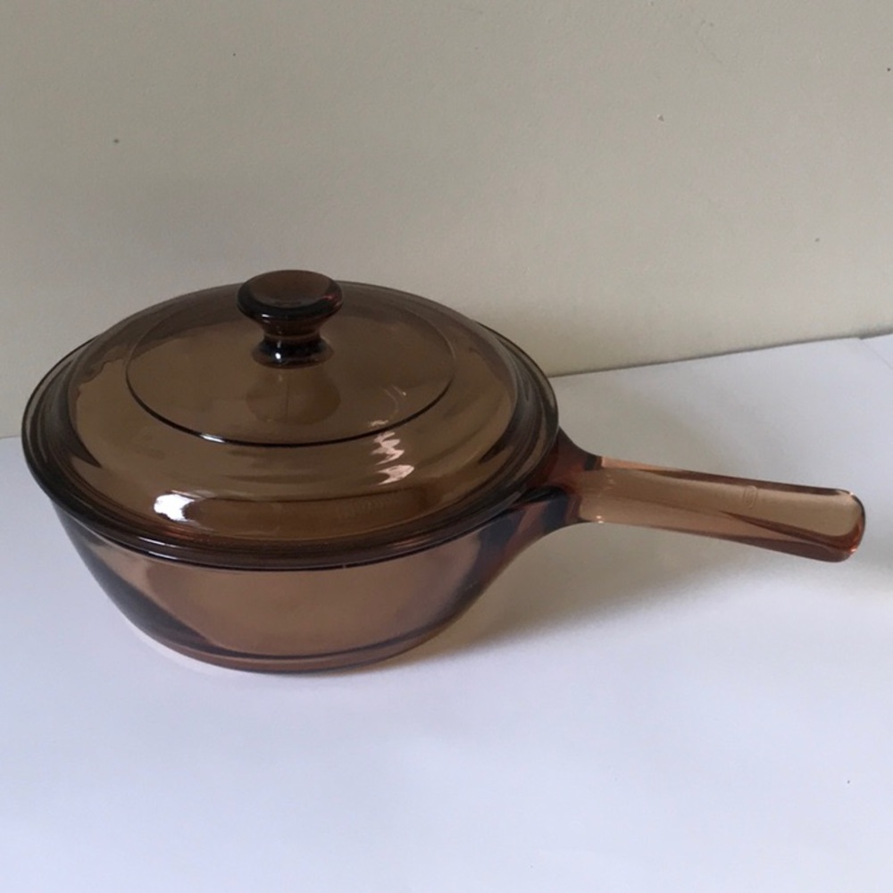 Visions Small Handle Pan Bowl Pot w lid